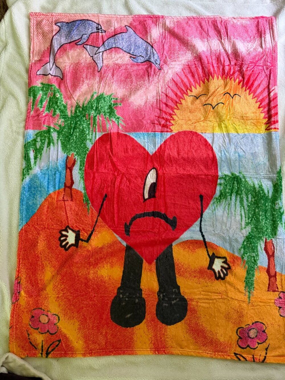Bad Bunny 50x40 Throw Blanket